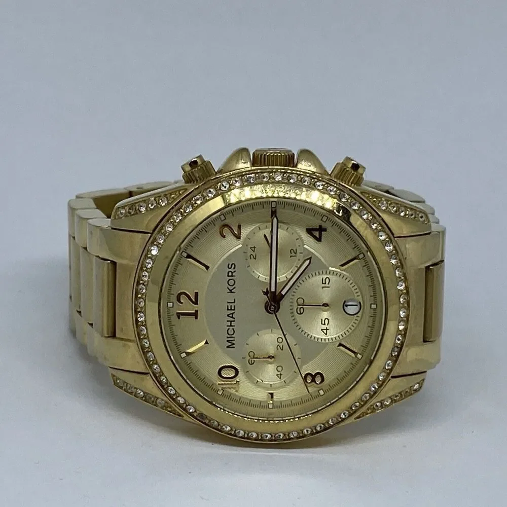 Michael Kors Blair MK5166 Women's Gold Stainless Steel Analog Dial Watch MP815